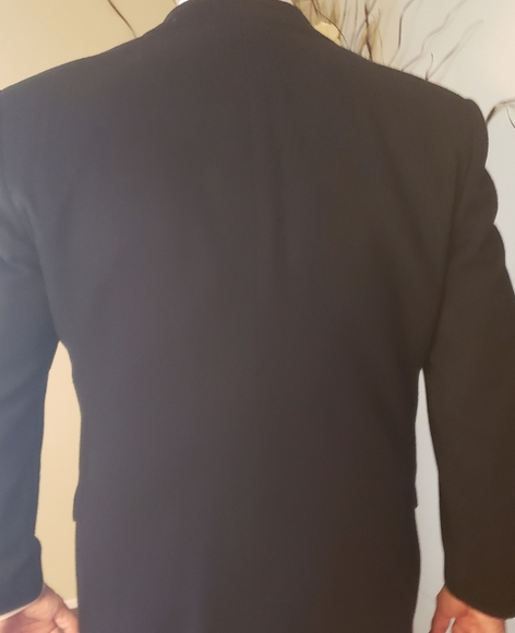 Burberry Two Button Camel Hair No Vent Blazer - Picture 7 of 8